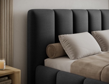 Pat tapițat Edvige, 140x200 cm – Monolith 97 - Img 10