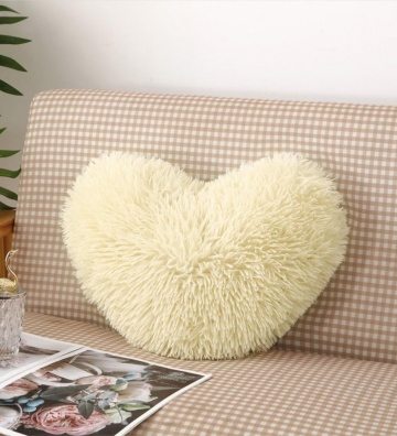 Perna Decorativa Cocolino Super Pufoasa, Crem, IPJ-08 – fotografie de prezentare suplimentară