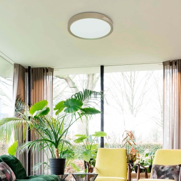 Plafoniera LED 48W, Ø40 cm, Champagne, Skoll, Kelektron – cadru suplimentar de prezentare