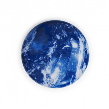 Plafoniera LED Earth M, albastru, dimabil, cu telecomanda, lumina rece / neutra, Kelektron - Img 1