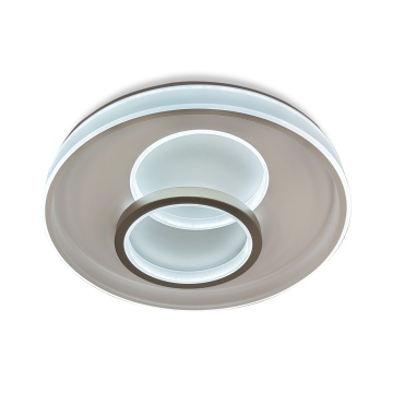 Plafoniera LED Lara, Ø50 cm, 70W, 3150 lm, Alb + Greige, Kelektron - Img 4