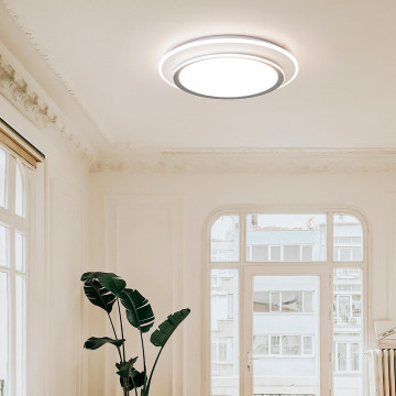 Plafoniera LED Ophelia, alb, dimabila, cu telecomanda, lumina calda / rece / neutra, Kelektron - Img 3
