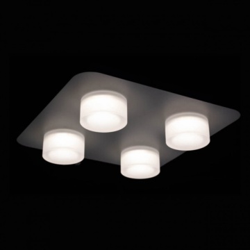 Vedere suplimentara plafoniera Pop S Kelektron alba pentru interior, 16,8W, lumina 4000K, SKU 20 3 06 017 40 193