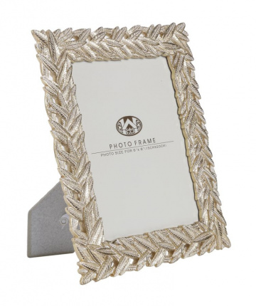 Rama foto aurie din sticla si rasina, 21,8 x 1,8 x 27 cm, Solis Mauro Ferreti