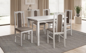 Scaun Chair Vos VII – 43x40x96 cm – Alb / Opium 20 – imagine de produs pentru prezentare