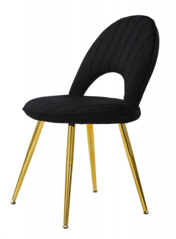 Set 2 scaune dining din metal si catifea, spatar reglabil, 52 x 48 x 78 cm, Flex Mauro Ferreti - Img 3