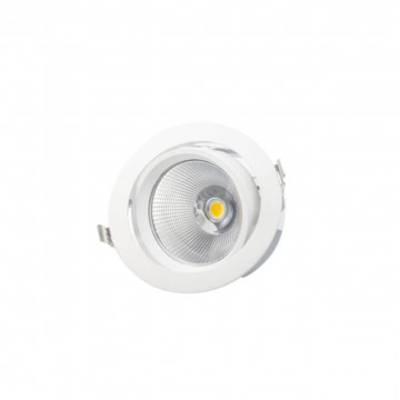 Spot incastrat LED COB Periscope v1, alb, Max 40W, lumina neutra, Kelektron - Img 1