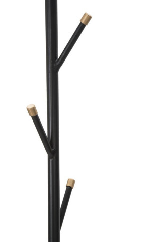 Stativ cuier cu suport umbrele negru din metal, ∅ 26 cm, Glam Black Mauro Ferretti - Img 3