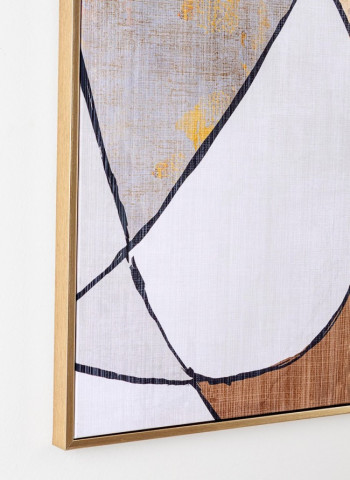 Tablou decorativ multicolor din lemn de Pin si panza, 60x3,2x80 cm, Galeria Abstract Bizzotto - Img 2