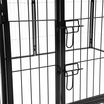 Tarc interior / exterior pentru animale de companie, 77 x 60 cm, metal, negru, Feandrea - Img 7
