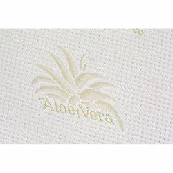 Topper saltea Aloe Vera Therapy Memory Arctic Gel 7 zone de confort, Green Future, 120x190 cm - Img 6