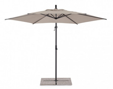 Umbrela de gradina bej din poliester si metal, ∅ 300 cm, Tropea Bizzotto - Img 3