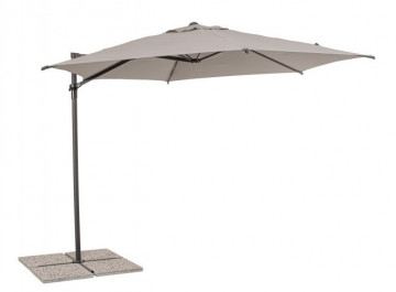 Umbrelă de soare cu brat, antracit, 330 cm, Rica, Yes - Img 1