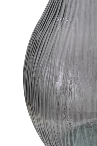 Vaza decorativa fumurie din sticla reciclata, ø 34 cm, Jarron Arabe Mauro Ferreti - Img 3