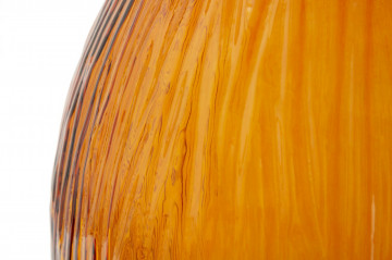 Vaza decorativa portocalie din sticla reciclata, ø 34 cm, Slim Mauro Ferreti - Img 3