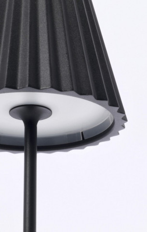 Veioza LED, neagra, inaltime 36 cm, Artika, Bizzotto - Img 3