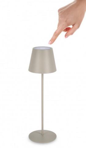 Veioza LED, tortora, inaltime 38 cm, Etna, Bizzotto - Img 4
