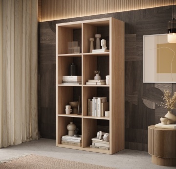 Bibliotecă, 77x150 cm, Cleo V, ADRK Furniture