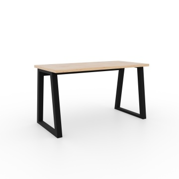 Birou IWO – 135x65x75.2 cm – Stejar Artisan / Negru