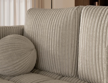 Canapea Kastol , beige velour extensibil, 137x71x74 cm – Modullo 18 - Img 9