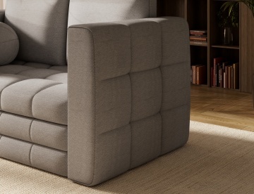 Canapea Kastol , gri chenille extensibil, 137x71x74 cm – Soreli 04 - Img 10