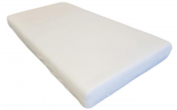 Cearceaf de pat Bumbac alb cu elastic, 180x260 cm, pat de 120x200 - Img 3