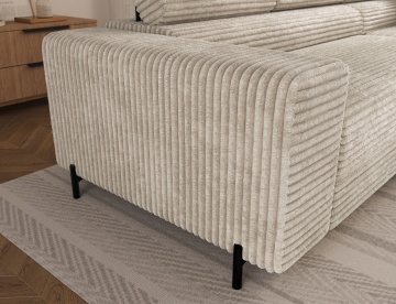 Colțar Colesio extensibil, 274x200x93 cm, orientare dreapta – Modullo 18 – fotografie de produs pe fundal neutru