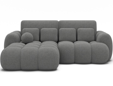 Colțar Covelion extensibil, 260x167x105 cm, orientare stânga – Royal 04