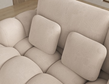Colțar Cozion extensibil, 267x165x105 cm, orientare dreapta – Calmora 18 - Img 11