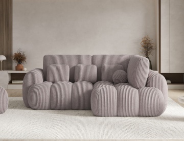 Colțar Cozion extensibil, 267x165x105 cm, orientare dreapta – Modullo 03 - Img 3