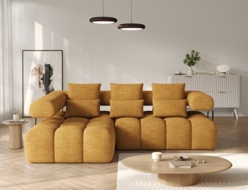Colțar extensibil electric ELTAP Levvi Stânga 260x184 cm | Funcție pat 110x187 | Design modern premium - Img 6