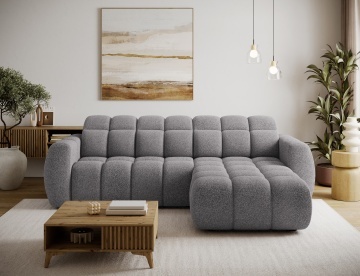 Colțar Fanito extensibil, 288x200x105 cm, orientare dreapta – Paolli 04 – cadru suplimentar de prezentare