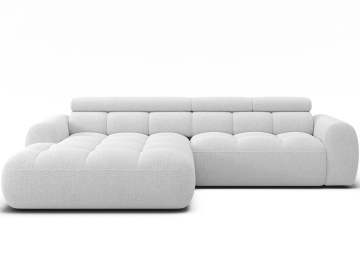 Colțar Geraso ELTAP, extensibil electric, 294×200×98 cm, stânga, Royal 01