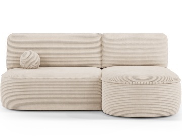 Colțar Livosa extensibil, 220x144x93 cm, orientare dreapta – Jarell 18