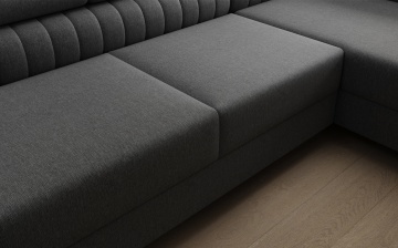 Colțar Louis extensibil, 347x202x92 cm, orientare dreapta – Sawana 14 – fotografie suplimentară de catalog