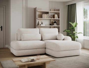 Colțar Ripeli extensibil, 217x175x96 cm, orientare dreapta – Modullo 01 – cadru de catalog cu produsul