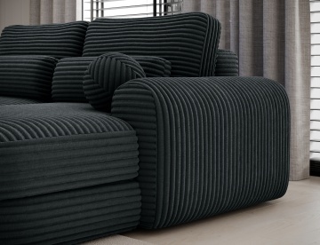 Colțar Ripeli extensibil, 217x175x96 cm, orientare dreapta – Modullo 35 – imagine de ansamblu a produsului