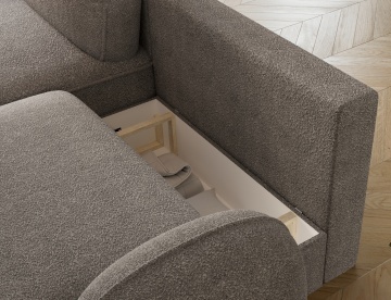 Colțar Tesalia extensibil, 247x150x93 cm, orientare stânga – Royal 04 - Img 8