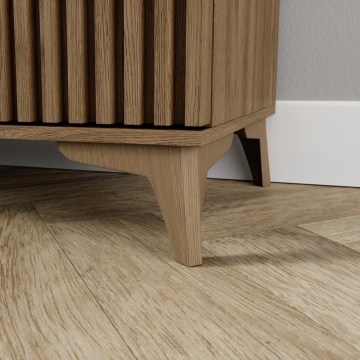 Comodă Entsian 150 Chest of drawer Artisan Oak, 150x40x72 cm - Img 11