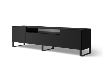 Comodă TV Femur Standing – 200x41x53 cm – Negru – imagine alternativă de prezentare