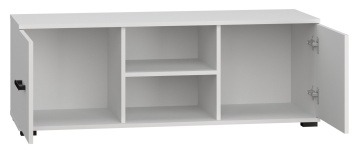 Comodă TV Frazio TV Stand – 120x40x44 cm – Alb – imagine alternativă de prezentare