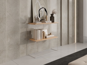 Culoare: Alb / Stejar Lancelot – imagine 307175