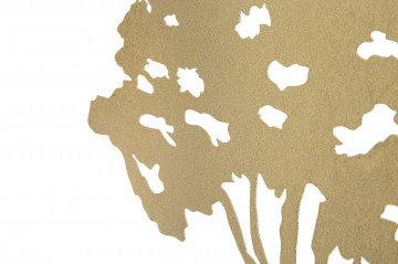 Decoratiune copac auriu din metal, 43,5x8x41,5 cm, Tree Mauro Ferretti - Img 4