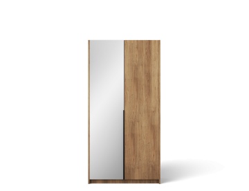 Dulap Alera II Hinged – cu oglindă – 100x58x204 cm – Stejar Artisan – Alera II Hinged Dulap – Varianta 1