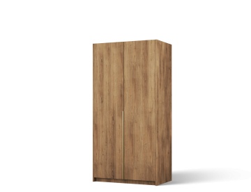 Dulap Bregma II cu uși batante – 2 uși – 100x58x204 cm – Stejar Artisan – Varianta 2 - Img 2