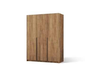 Dulap Bregma III cu uși batante – 2 uși – 148x58x204 cm – Stejar Artisan – Varianta 1 - Img 2