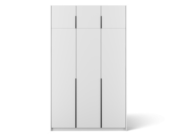 Dulap Bregma III Hinged with Top Extension – 148x58x250 cm – Alb – Bregma III Hinged Dulap with Top Extension – Varianta 2