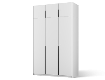 Dulap Bregma III Hinged with Top Extension – 148x58x250 cm – Alb – Bregma III Hinged Dulap with Top Extension – Varianta 2 - Img 2