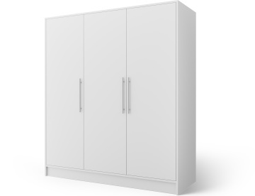 Dulap cu 3 usi Alarica 180x60x200 cm – Alb – fotografie de catalog din alt cadru