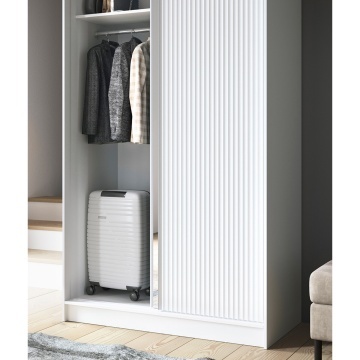 Dulap cu uși glisante Biancco II, 120x60x220 cm – Alb - Img 15